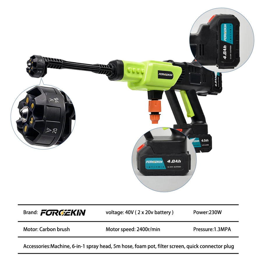 Cordless Pressure Washer – Portable Battery Power Washer